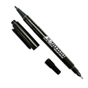 Stylo noir "AHB Permanent" avec 2 largeurs d'écriture