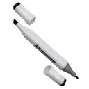 Feutre noir "AHB Permanent" avec 2 largeurs d'écriture