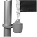 Mât télescopique à potence sans pied