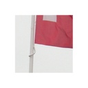 Mât antivol en fibre de verre avec pommeau doré