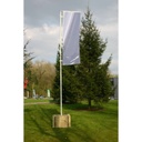 Caisse en bois pour mât mobile cylindrique en fibre de verre (Ø60mm)