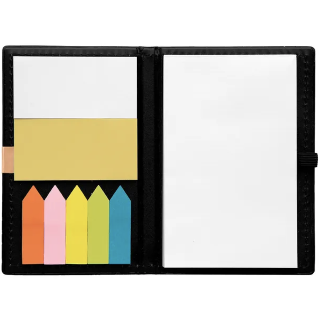 Bloc-notes et stylo en métal avec impression personnalisée en couleur