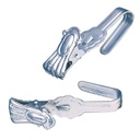 Pince en acier inoxydable avec crochet