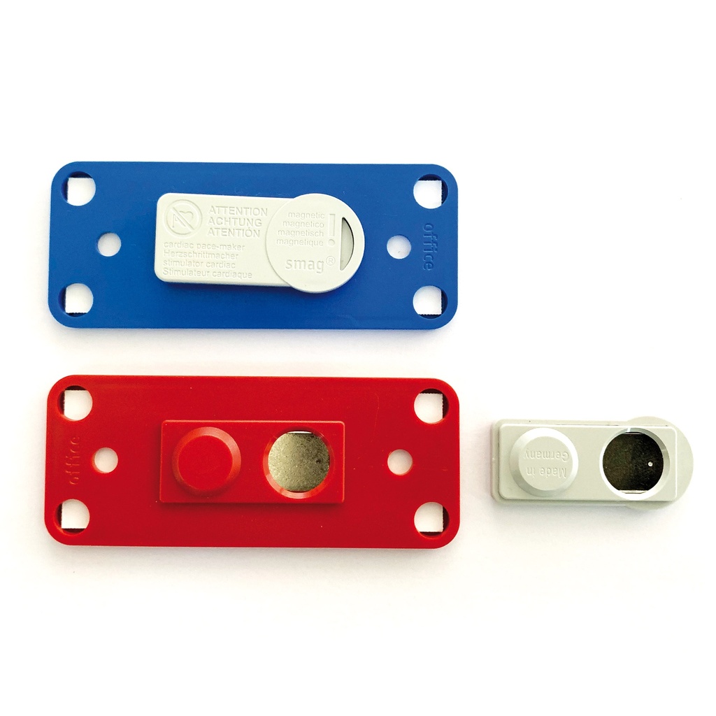 Badges nominatifs "Color" avec fixation par aimant