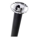 Poteau "Design" noir mat