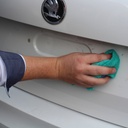 Kit de fixation de plaque d'immatriculation "Easy Velcro"