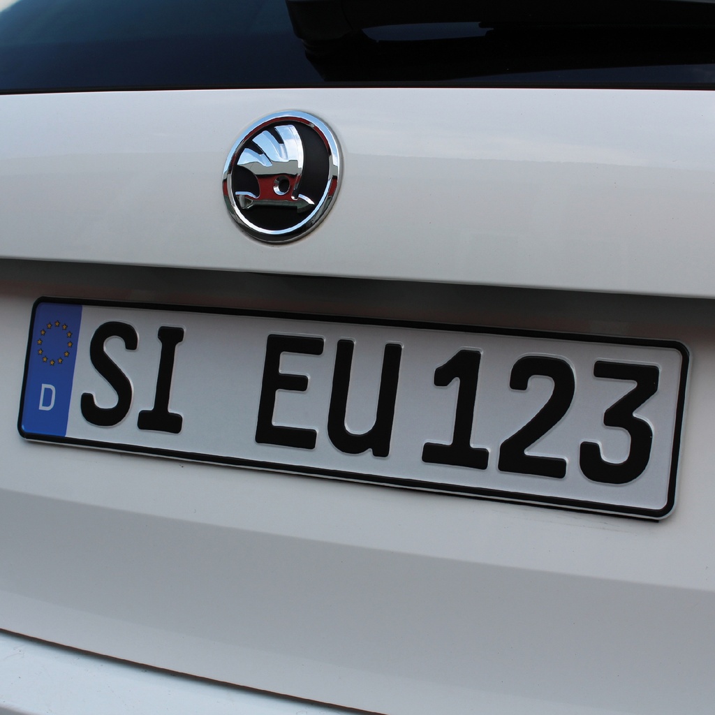 Kit de fixation de plaque d'immatriculation "Easy Velcro"