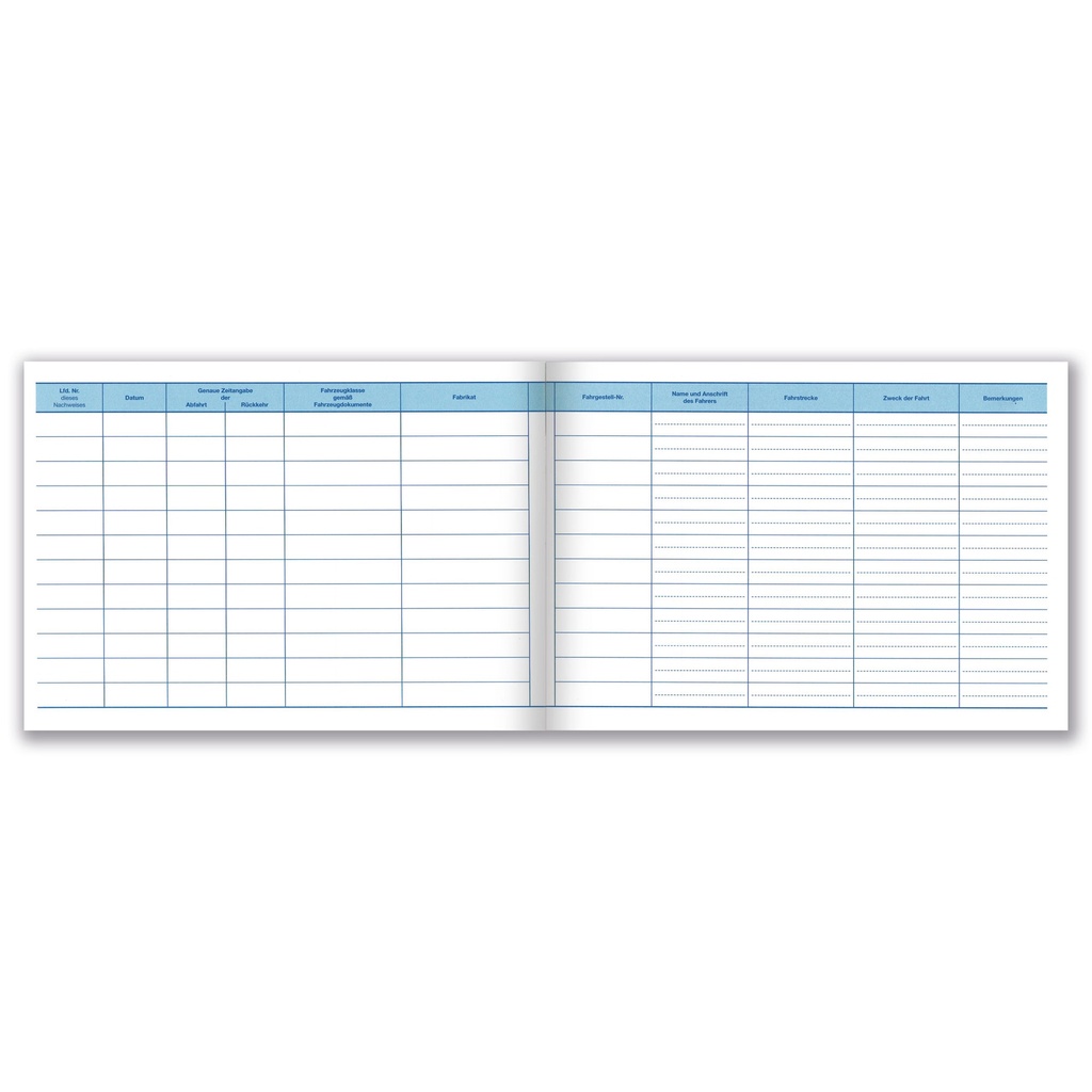 Carnet de bord pour plaques rouges (DE-LUX)