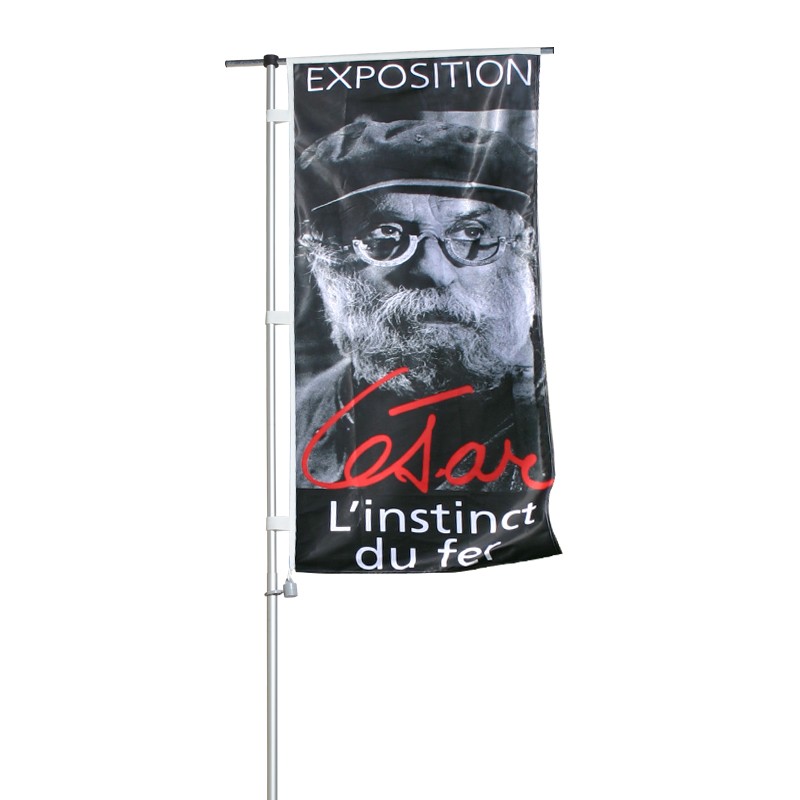 Mât mobile télescopique "Clic-Clac" avec pied Auto-Cal et potence rotative