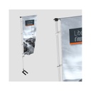 Mât mobile télescopique "Clic-Clac" avec pied Auto-Cal et potence rotative