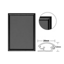 Cadres "Clic Clac" 25 mm - Noir