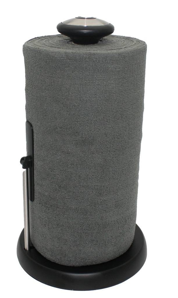 Support de table pour rouleau de chiffons pré-découpés réutilisables en microfibre