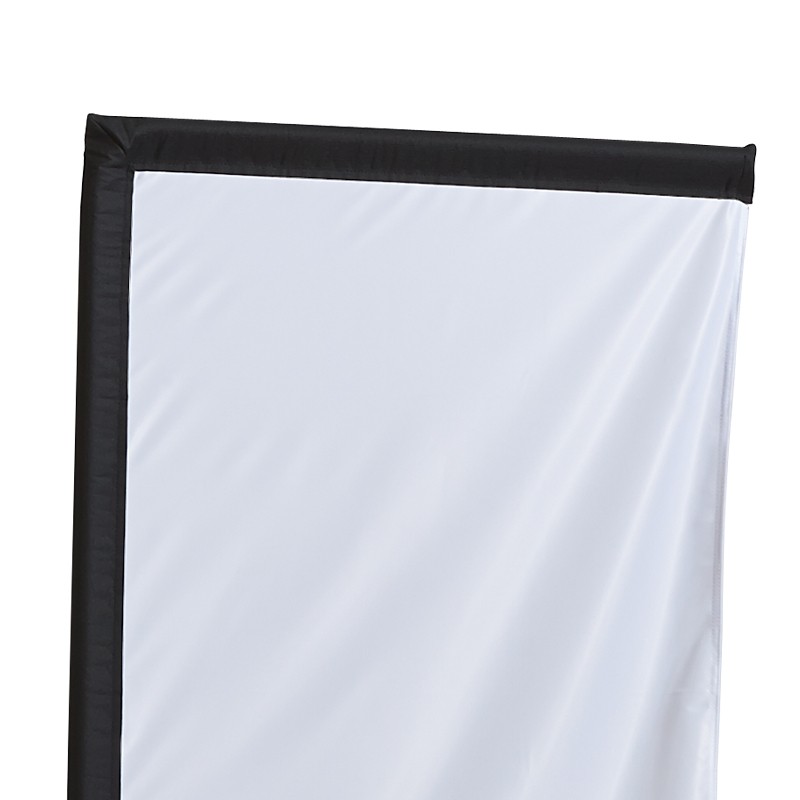 Beach flag 370 x 85 cm avec marquage personnalisé