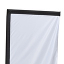 Beach flag 370 x 85 cm avec marquage personnalisé