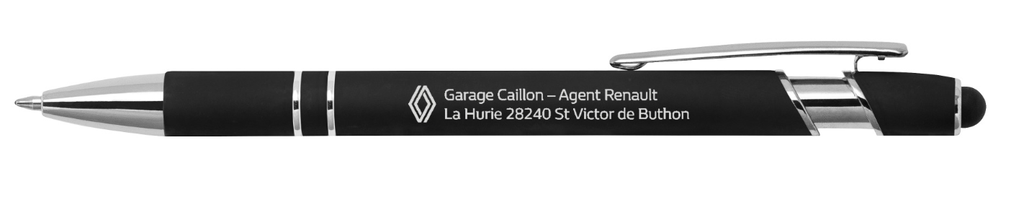 Stylo en métal avec marquage personnalisé "Soft Touch"