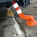 Poteau flexible, orange