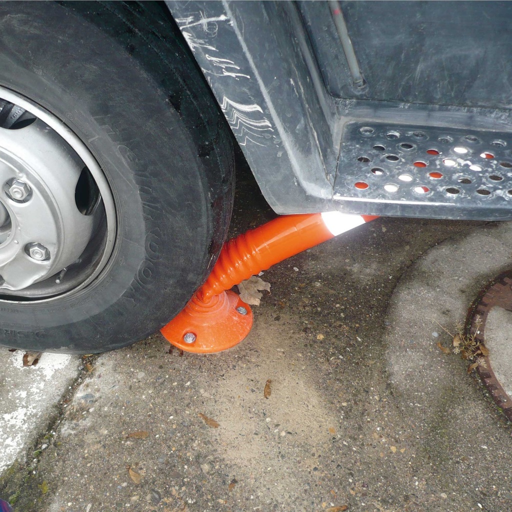 Poteau flexible, orange