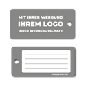 Étiquettes de clés "PPQ" avec impression personnalisée de votre logo