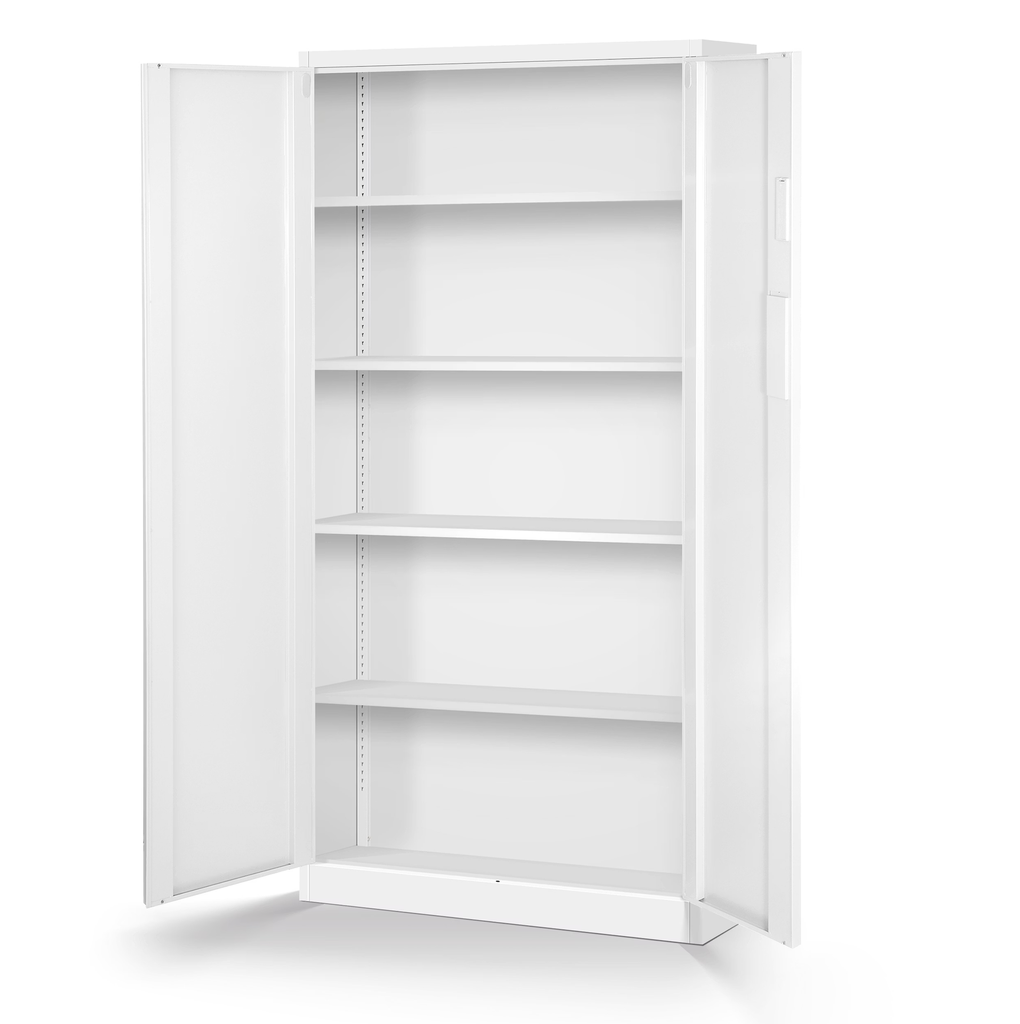 Armoire métallique avec serrure à code - Blanc