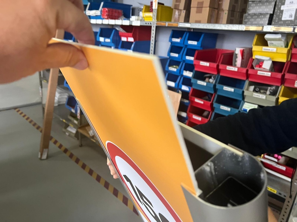 Affiche personnalisée en PVC pour totem "Info" x2
