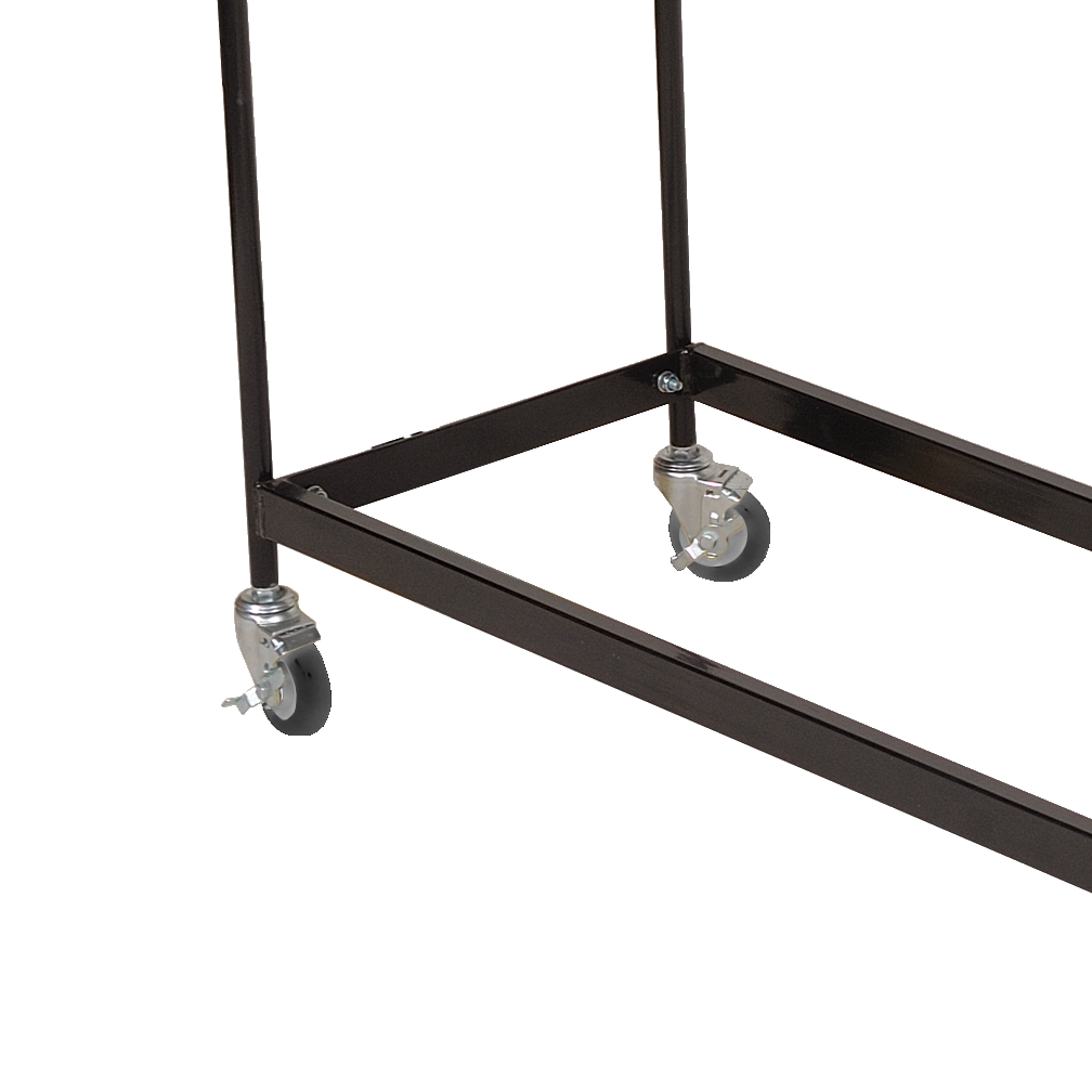 Présentoir à pneus sur roulettes