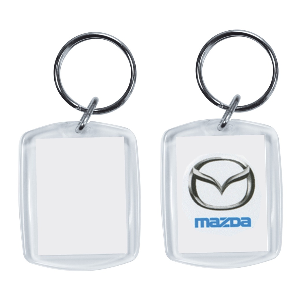 Porte-clés en Acrylique transparent