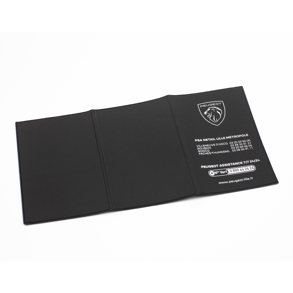 Documentenmap voor nieuwe Franse grijzekaart (14 x 9 cm)