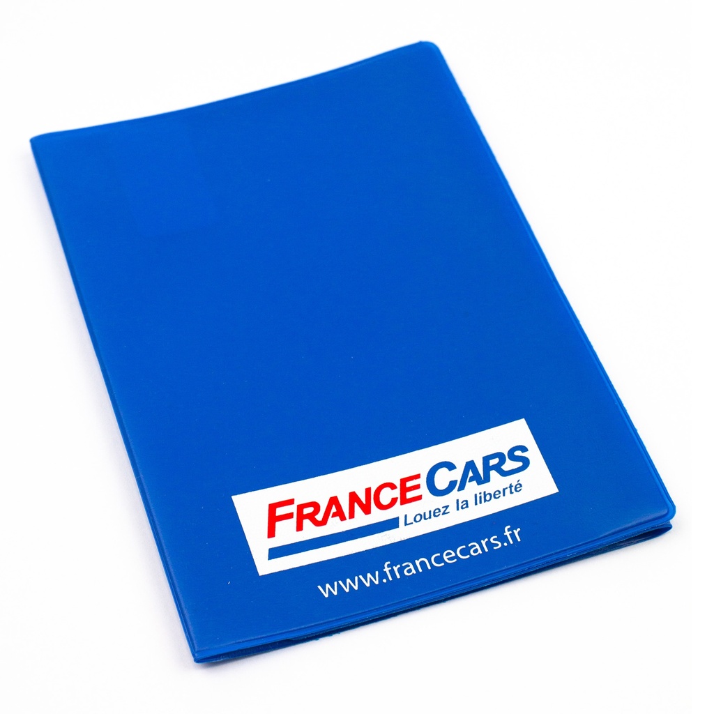 Documentenmap voor nieuwe Franse grijzekaart (14 x 9 cm)