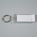 Acryl sleutelhanger transparant