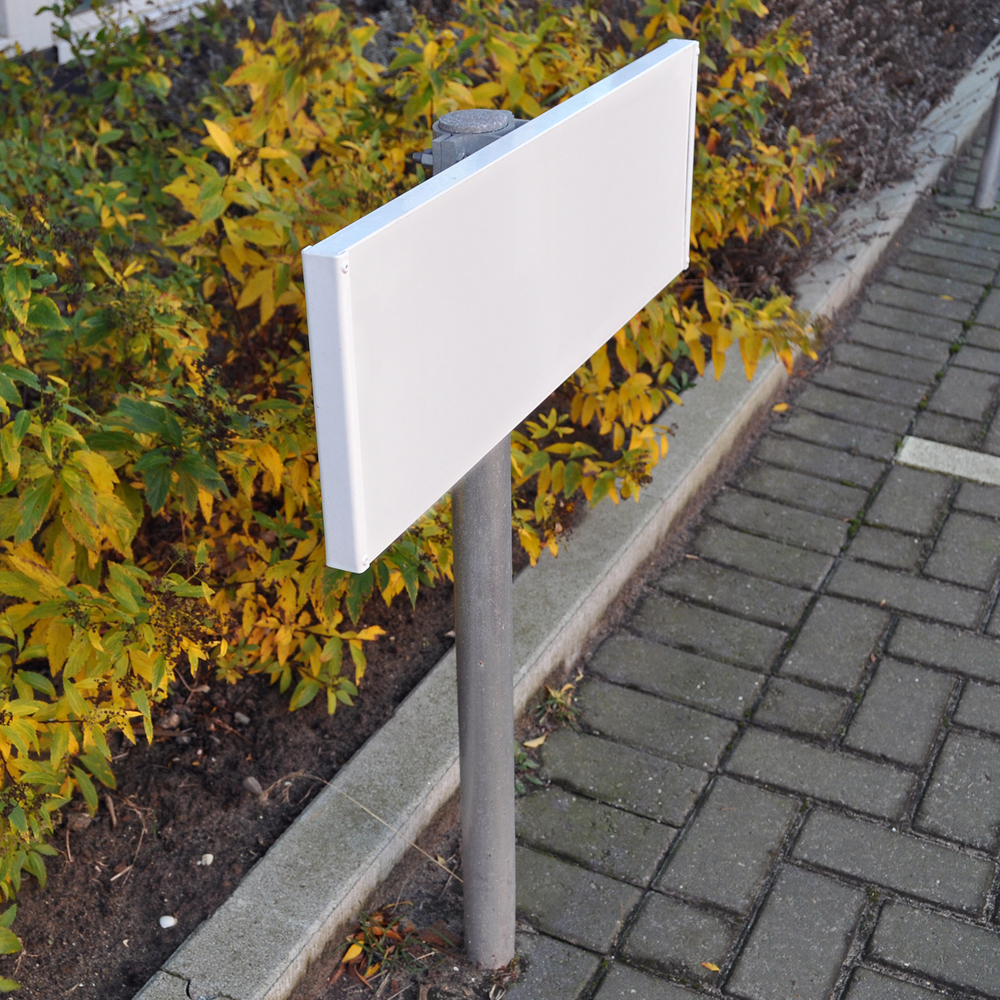 Plaque de parking en aluminium