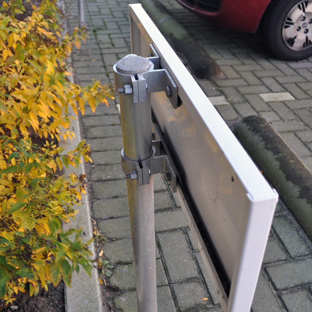 Plaque de parking en aluminium