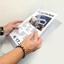 Pochettes en aluminium pour fixation au pour pare-brise