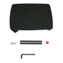 Platine à roulettes avec 2 lests de 25 kg