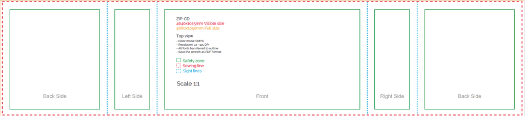 Toile pour comptoir 200 x 100 cm