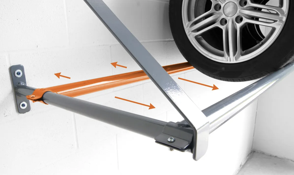 Support mural pour pneus