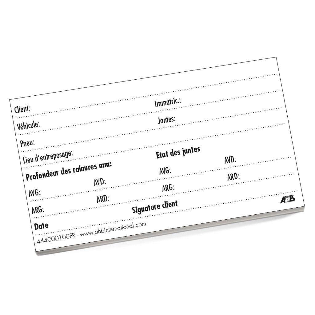 Etiquettes pour pochettes de roues "Start"  x100 - FR