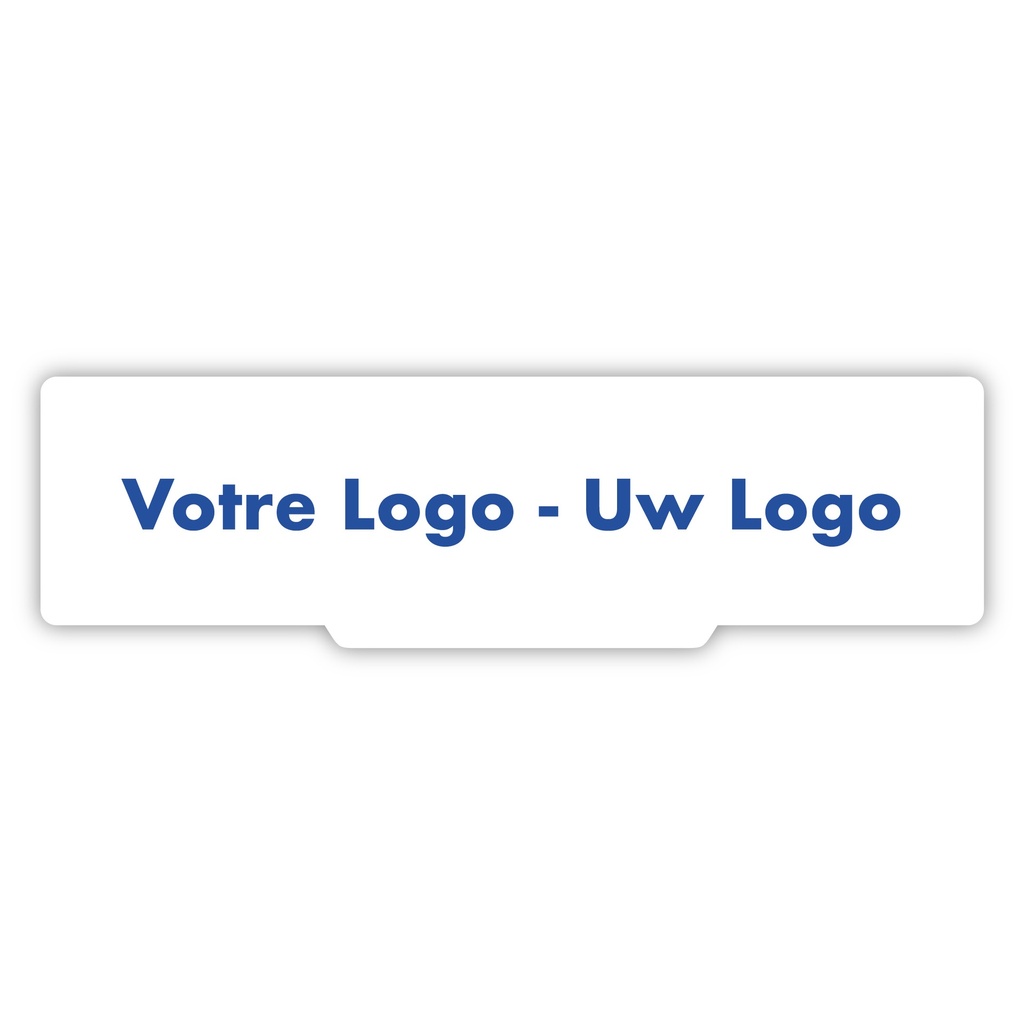 Panneau de toit avec marquage personnalisé recto-verso pour pied "Swing"