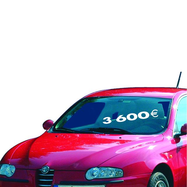 Herbruikbare cijfers en symbolen 18,0 x 9,5 cm - Easy Stick