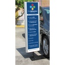Info totem set met mast