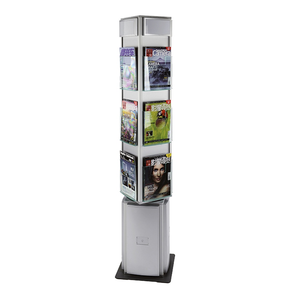 Distributeur de brochures rotatif