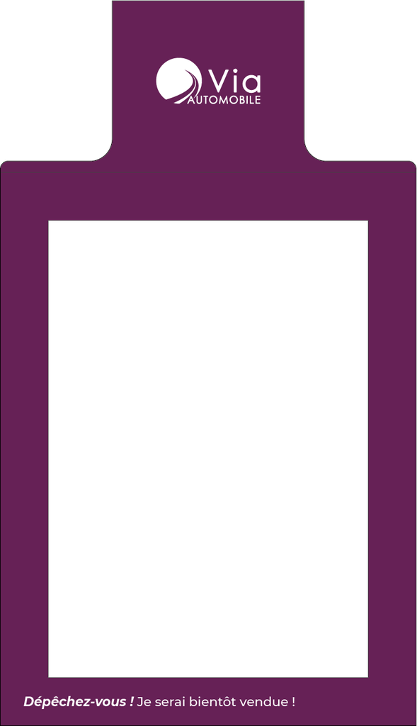 Pochette pare-soleil en Polypropylène avec marquage personnalisé