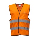 Veiligheidsvest met opdruk - Fluororanje