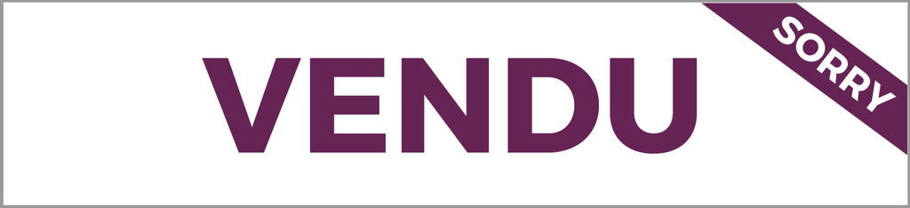 Nummerplaten in Acryl - Via Automobile "VENDU"