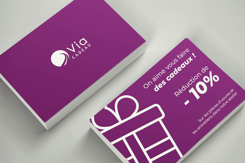 Cartes cadeau "Atelier" x250