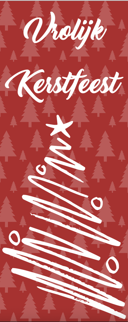 Vlag "Vrolijk Kerstfeest"