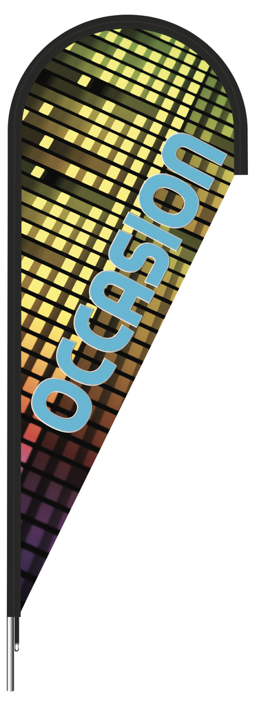 Beach flag 230 x 90 cm - Funky