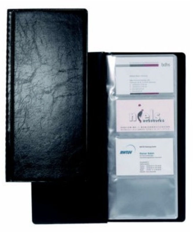 Classeur pour cartes de visite (128 cartes)