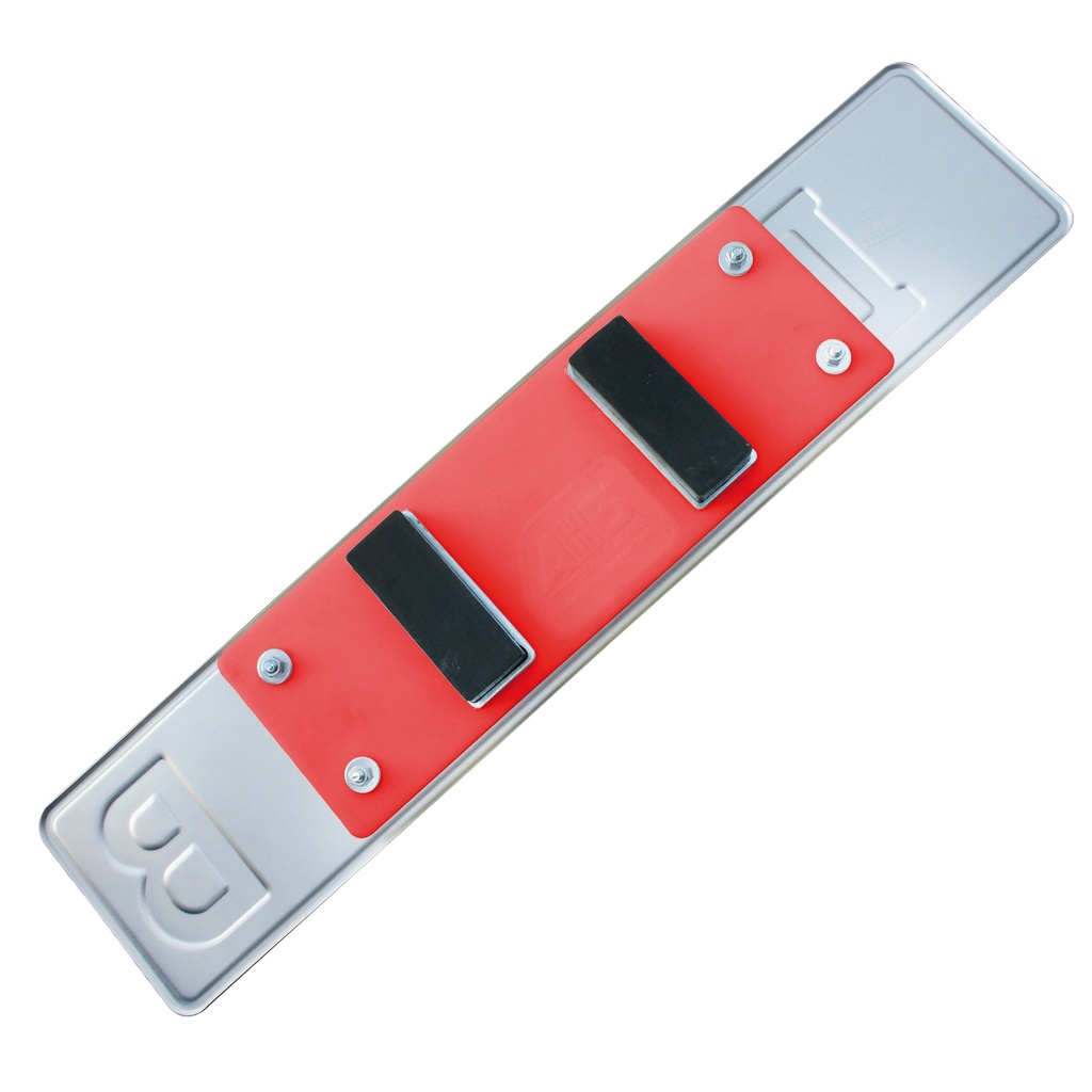 Magnetische plaat voor nummerplaat