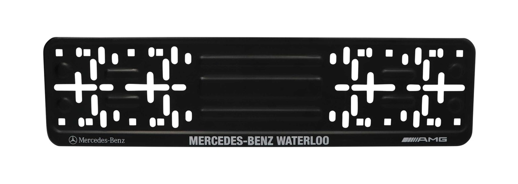 Porte-plaques en aluminium x150