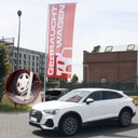 Mât en acier galvanisé de 5m avec potence rotative de 120 ou 150 cm